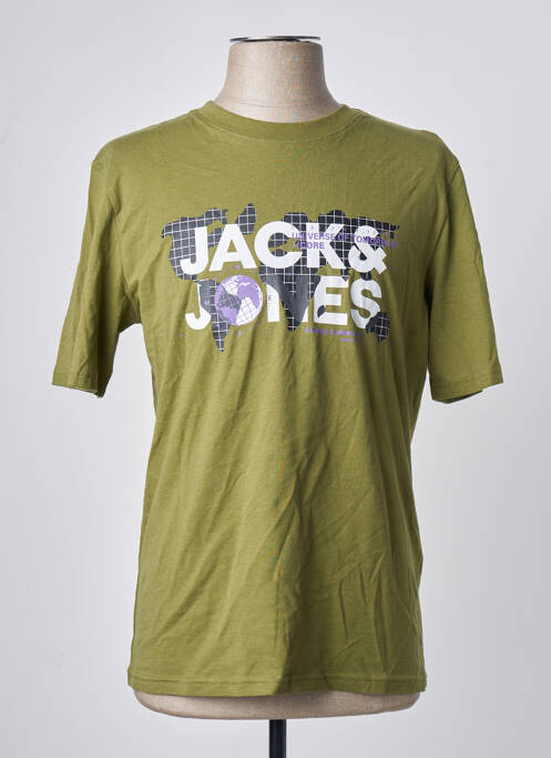T-shirt vert JACK & JONES homme