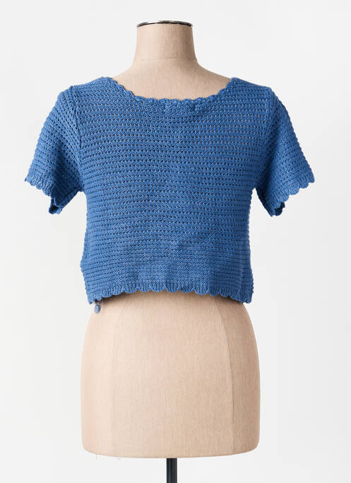 Gilet manches courtes bleu MOLLY BRACKEN femme