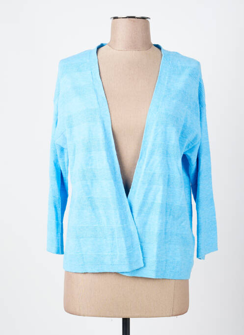 Gilet manches longues bleu STREET ONE femme