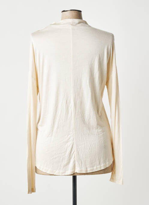 T-shirt beige MANGO femme