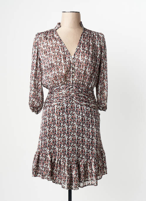 Robe mi-longue multicolore MORGAN femme