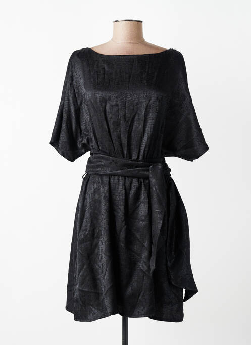 Robe mi-longue noir ASTRID BLACK LABEL femme