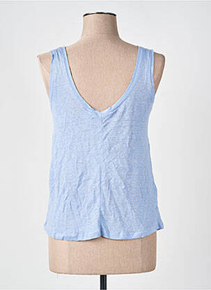 Débardeur bleu MANGO femme