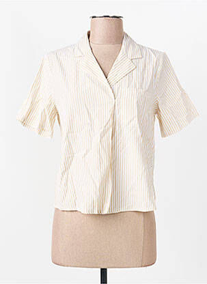 Chemisier beige MANGO femme