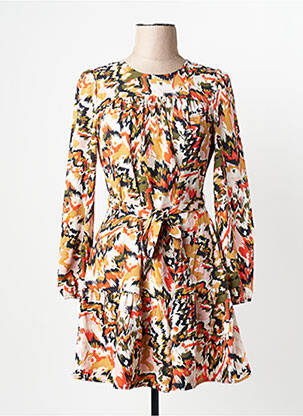 Robe longue orange ONLY femme