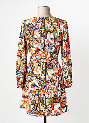 Robe longue orange ONLY femme