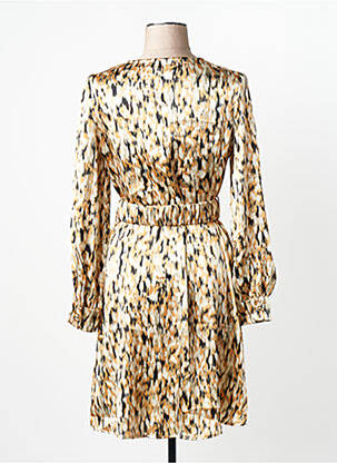 Robe courte beige VERO MODA femme