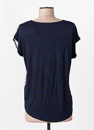 Top bleu MORE & MORE femme