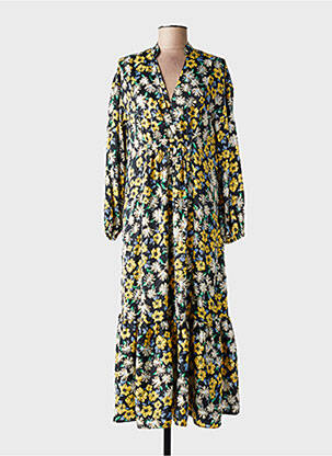 Robe longue noir MANGO femme