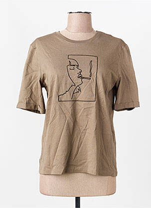 T-shirt marron ONLY femme