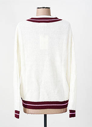 Pull blanc BROWNIE femme