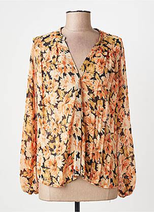 Chemisier orange MANGO femme