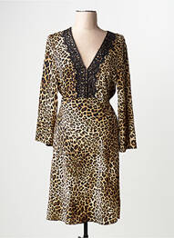 Robe courte marron AMELIE & AMELIE femme