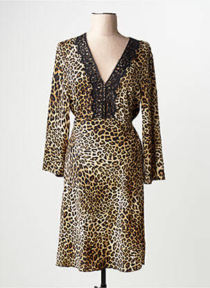 Robe courte marron AMELIE & AMELIE femme