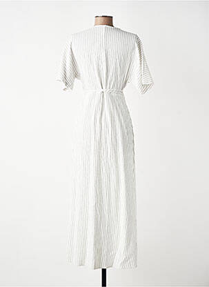 Robe longue beige MANGO femme
