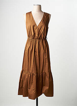 Robe courte marron KOCCA femme