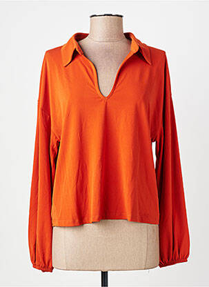 Chemisier orange MANGO femme