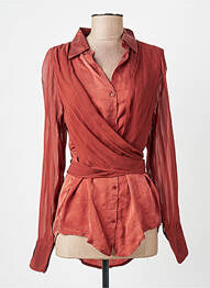Chemisier rouge NÜ femme