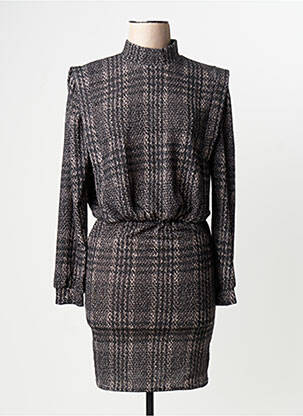 Robe mi-longue gris MORGAN femme