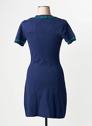 Robe mi-longue bleu NAF NAF femme