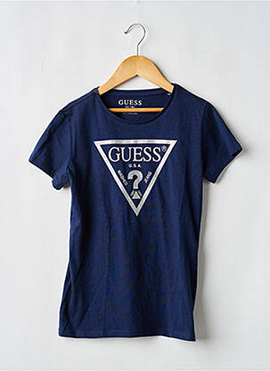 T-shirt bleu GUESS fille