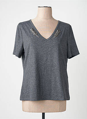 T-shirt gris MORGAN femme