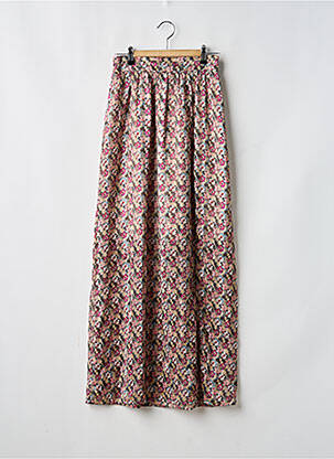 Jupe longue rose MORGAN femme