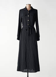 Robe longue noir BELLITA femme
