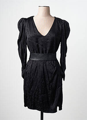 Robe mi-longue noir GUESS femme