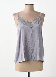 Top argent JACQUELINE DE YONG femme