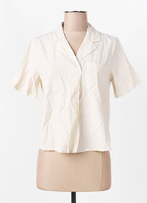 Chemisier beige MANGO femme