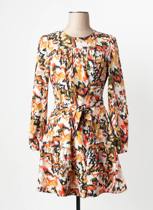 Robe longue orange ONLY femme