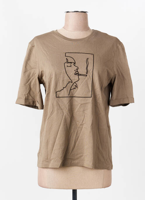 T-shirt marron ONLY femme