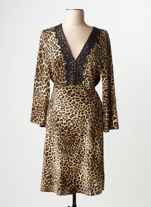 Robe courte marron AMELIE & AMELIE femme