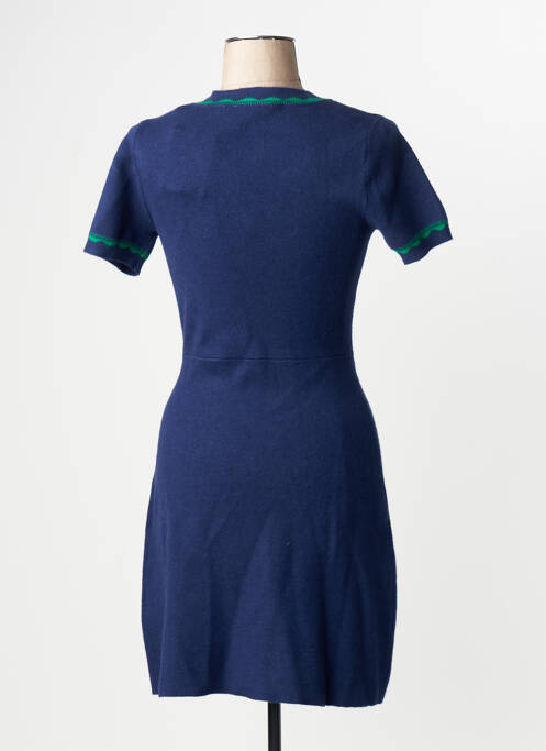 Robe mi-longue bleu NAF NAF femme