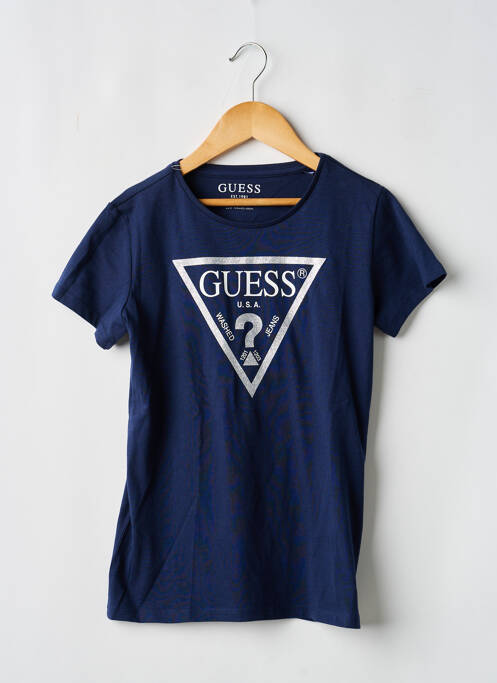 T-shirt bleu GUESS fille