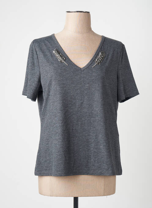 T-shirt gris MORGAN femme