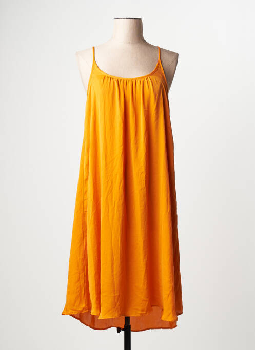 Robe courte orange VERO MODA femme
