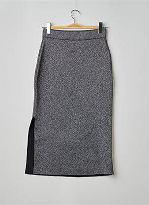 Jupe longue argent ASTRID BLACK LABEL femme