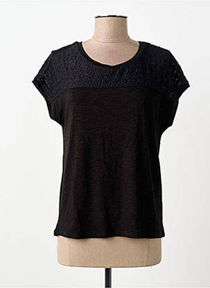 T-shirt noir STREET ONE femme