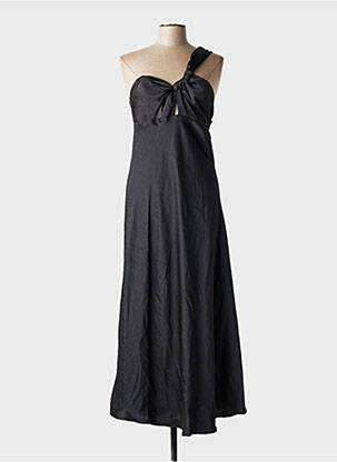 Robe longue noir MANGO femme