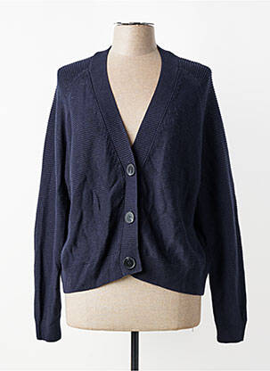 Gilet manches longues bleu S.OLIVER femme