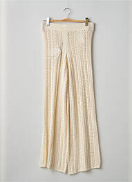 Pantalon droit beige JACQUELINE DE YONG femme