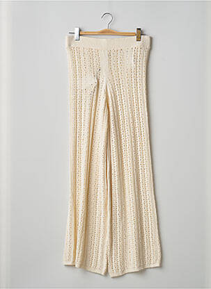 Pantalon droit beige JACQUELINE DE YONG femme