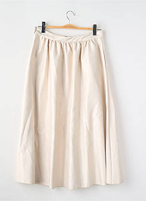 Jupe longue beige MANGO femme