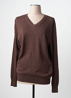 Pull marron PRIVATE BLUE homme