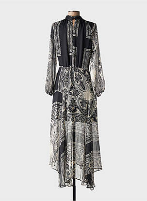 Robe longue noir MANGO femme