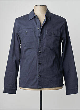 Chemise manches longues bleu JACK & JONES homme