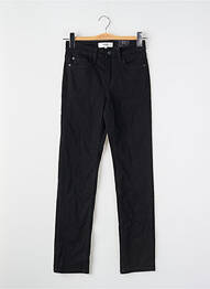 Jeans coupe droite noir MANGO femme