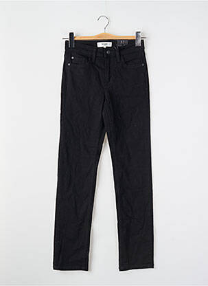 Jeans coupe droite noir MANGO femme